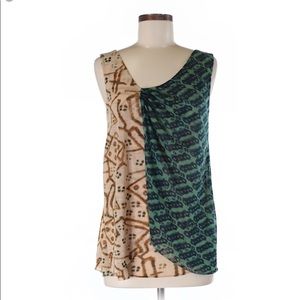 A n t h r o p o l o g i e • Printed cowgirl tank top